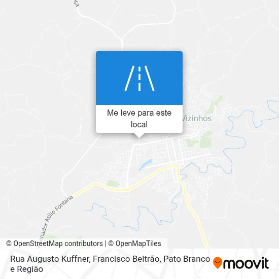 Rua Augusto Kuffner mapa