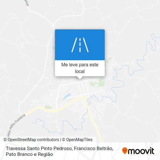 Travessa Santo Pinto Pedroso mapa