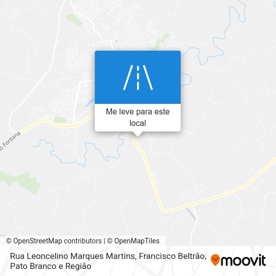 Rua Leoncelino Marques Martins mapa