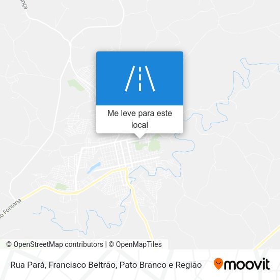 Rua Pará mapa