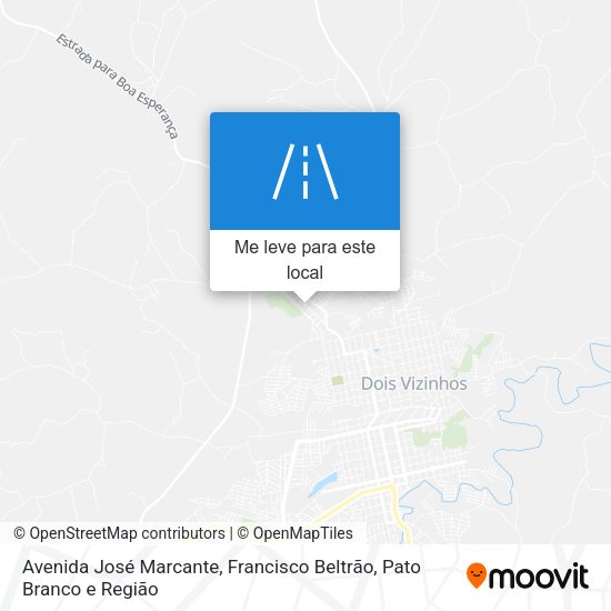Avenida José Marcante mapa