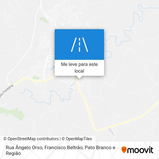 Rua Ângelo Orso mapa