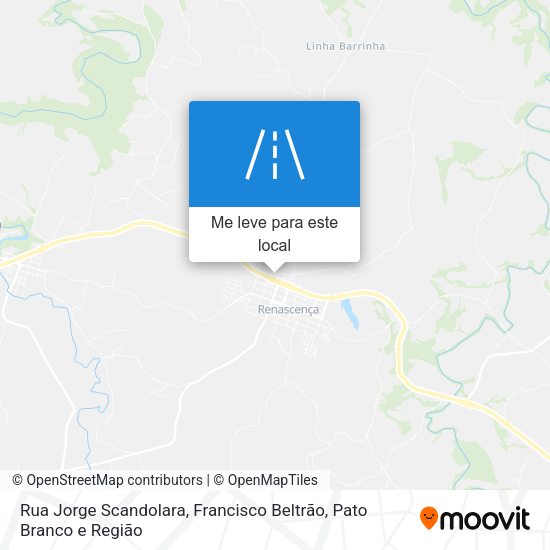 Rua Jorge Scandolara mapa
