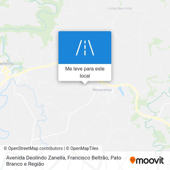 Avenida Deolindo Zanella mapa