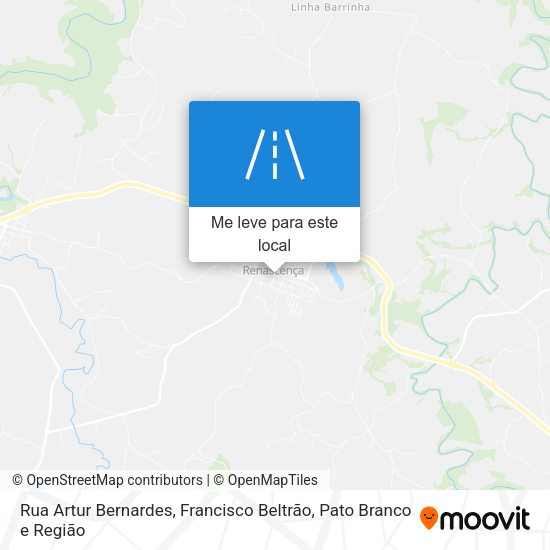 Rua Artur Bernardes mapa
