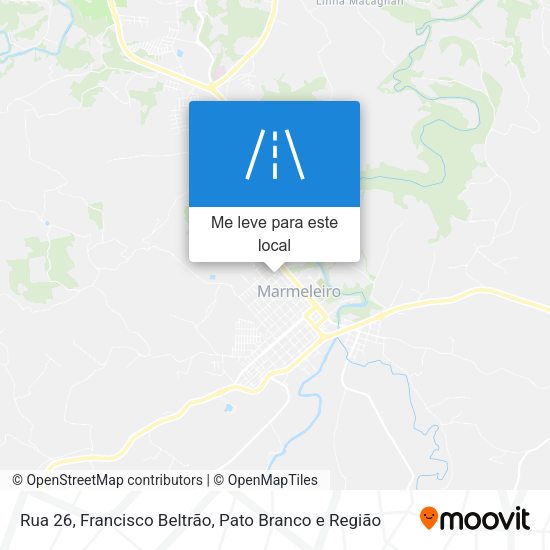 Rua 26 mapa