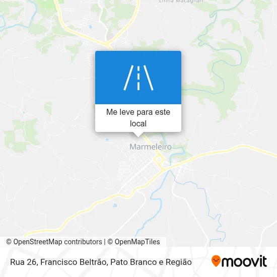 Rua 26 mapa