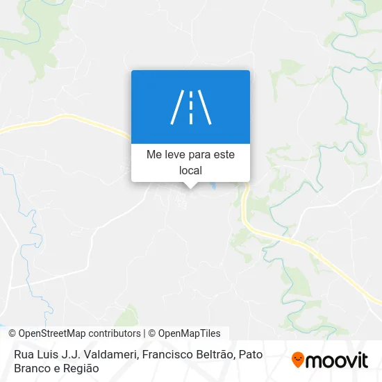Rua Luis J.J. Valdameri mapa