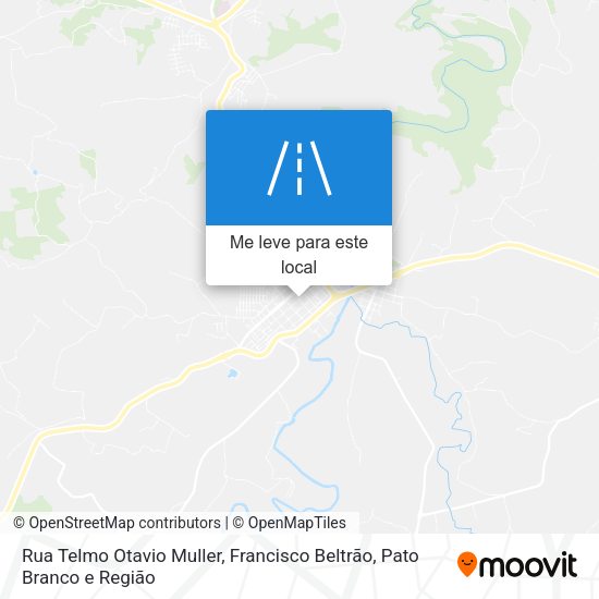 Rua Telmo Otavio Muller mapa