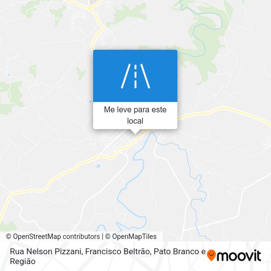 Rua Nelson Pizzani mapa