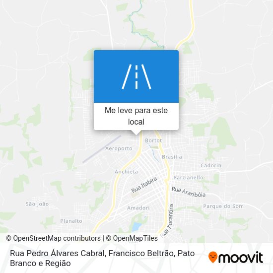Rua Pedro Álvares Cabral mapa