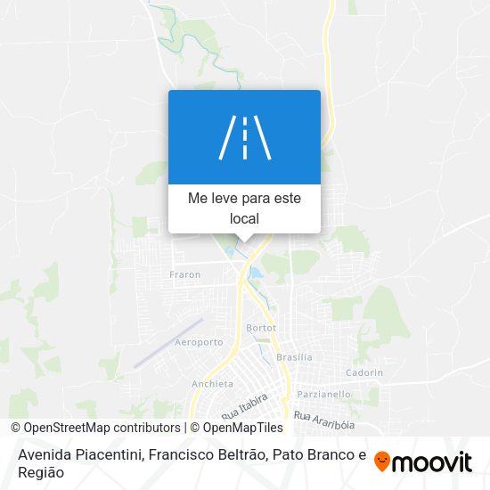 Avenida Piacentini mapa