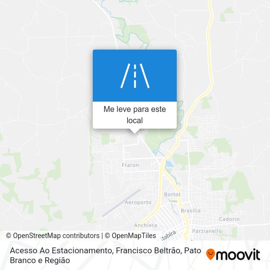 Acesso Ao Estacionamento mapa