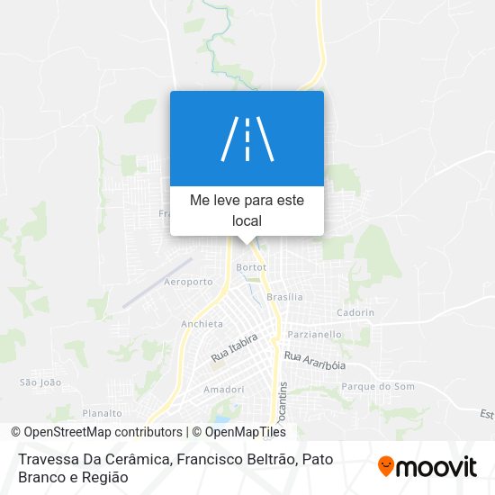 Travessa Da Cerâmica mapa