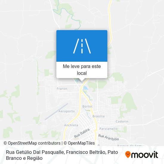 Rua Getúlio Dal Pasqualle mapa