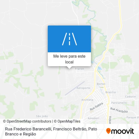 Rua Frederico Barancelli mapa