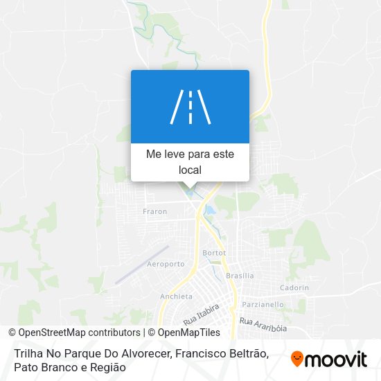 Trilha No Parque Do Alvorecer mapa