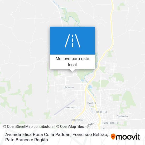 Avenida Elisa Rosa Colla Padoan mapa