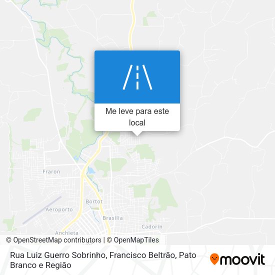 Rua Luiz Guerro Sobrinho mapa