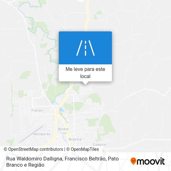 Rua Waldomiro Dalligna mapa