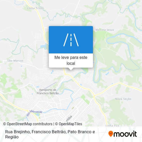 Rua Brejinho mapa