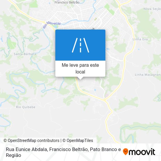 Rua Eunice Abdala mapa