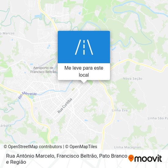 Rua Antônio Marcelo mapa
