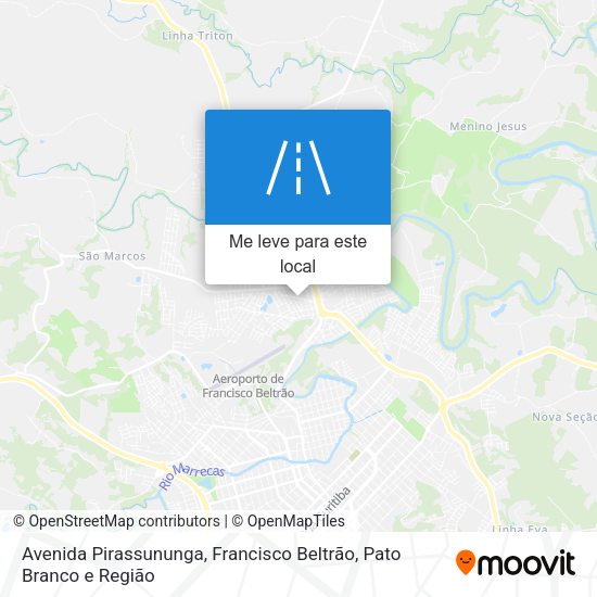 Avenida Pirassununga mapa