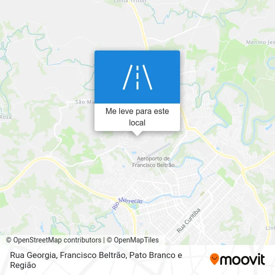 Rua Georgia mapa