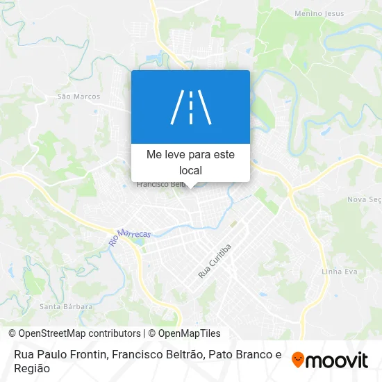 Rua Paulo Frontin mapa