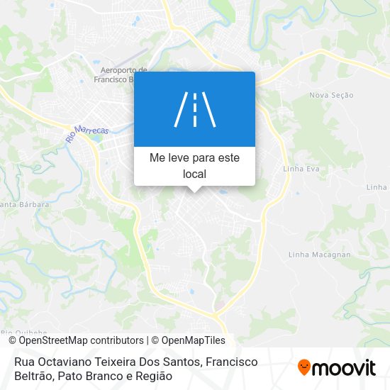 Rua Octaviano Teixeira Dos Santos mapa