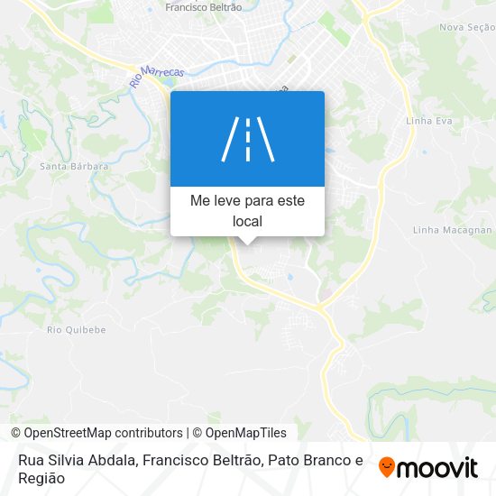 Rua Silvia Abdala mapa