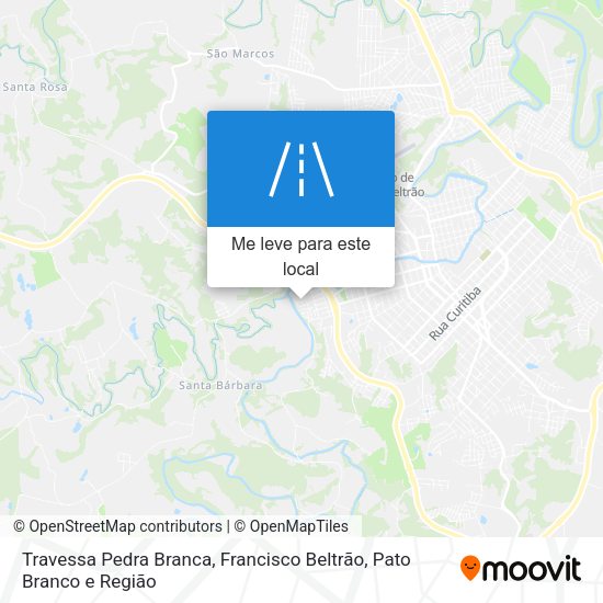 Travessa Pedra Branca mapa