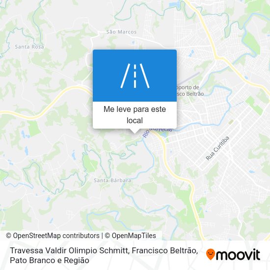 Travessa Valdir Olimpio Schmitt mapa