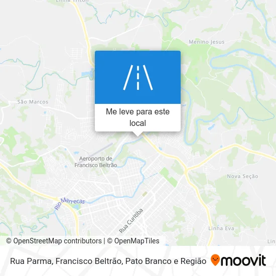 Rua Parma mapa