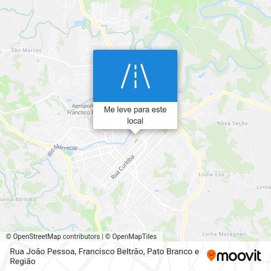 Rua João Pessoa mapa