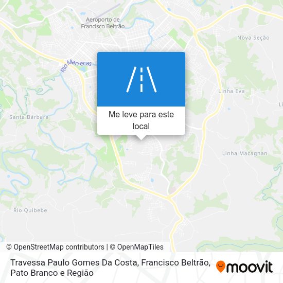 Travessa Paulo Gomes Da Costa mapa
