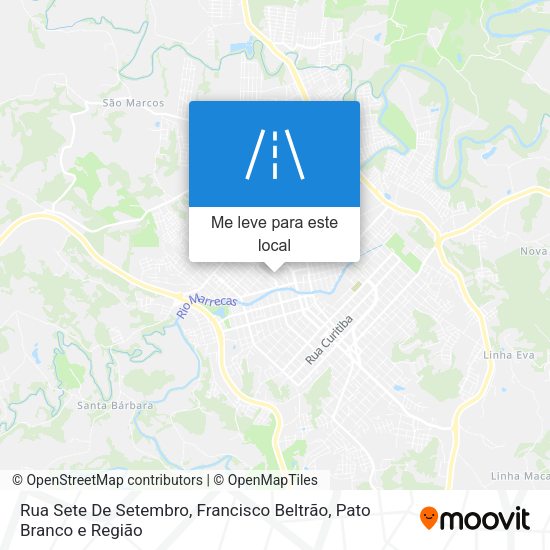 Rua Sete De Setembro mapa