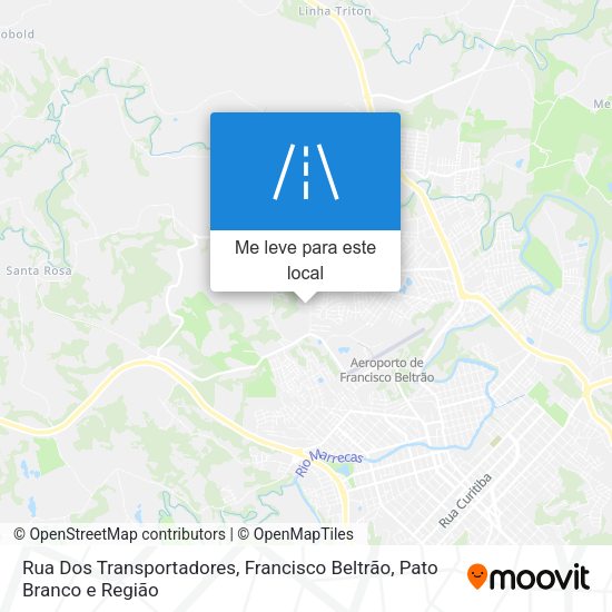 Rua Dos Transportadores mapa