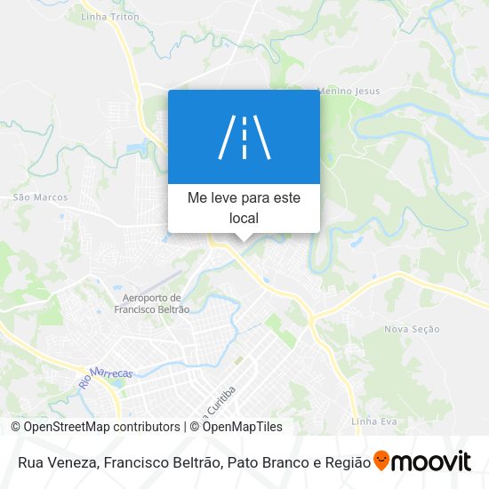 Rua Veneza mapa