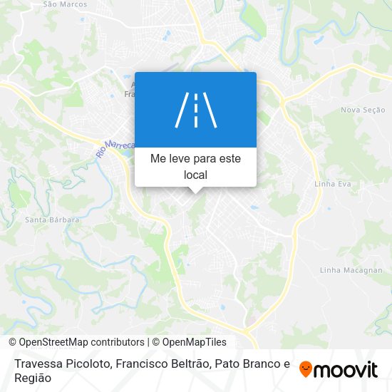 Travessa Picoloto mapa