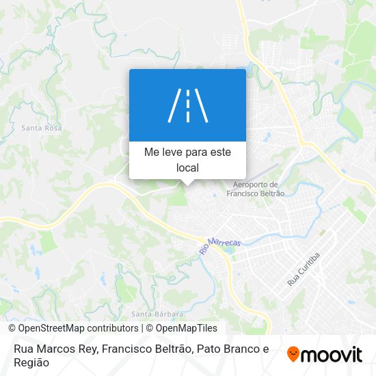 Rua Marcos Rey mapa