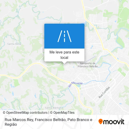 Rua Marcos Rey mapa