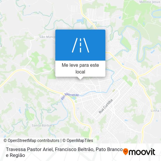 Travessa Pastor Ariel mapa