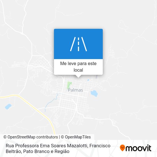 Rua Professora Ema Soares Mazalotti mapa
