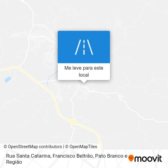 Rua Santa Catarina mapa