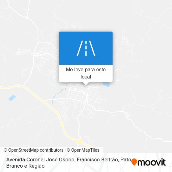 Avenida Coronel José Osório mapa