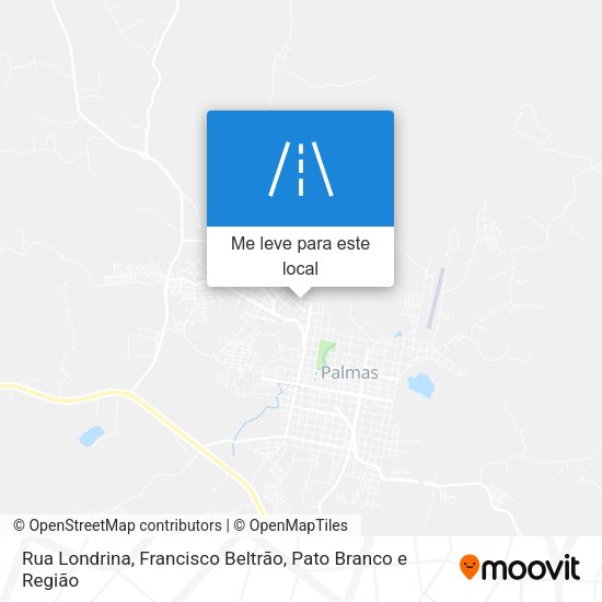 Rua Londrina mapa