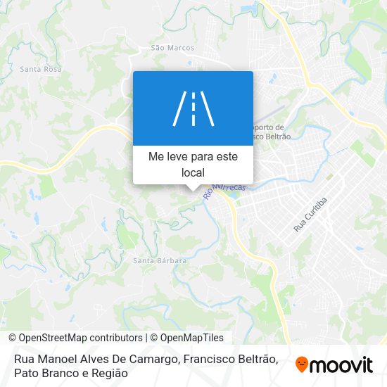 Rua Manoel Alves De Camargo mapa