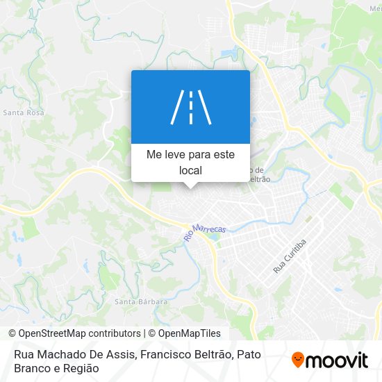 Rua Machado De Assis mapa